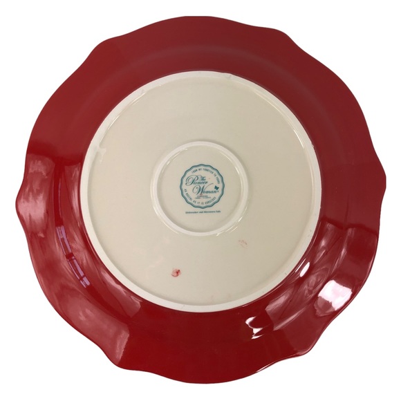 🆕 Pioneer Woman Cheerful Rose Christmas Sharing Plate Set - Picture 6 of 7